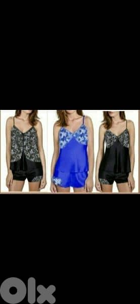 pyjama satin 3 colours m to xxL 1