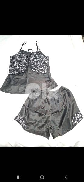 pyjama satin 3 colours m to xxL 4