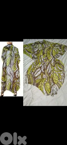 lon asfar m3ara2 kimono mousline s to xxxxL