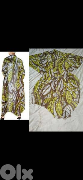 lon asfar m3ara2 kimono mousline s to xxxxL 0