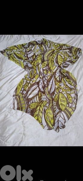 lon asfar m3ara2 kimono mousline s to xxxxL 2