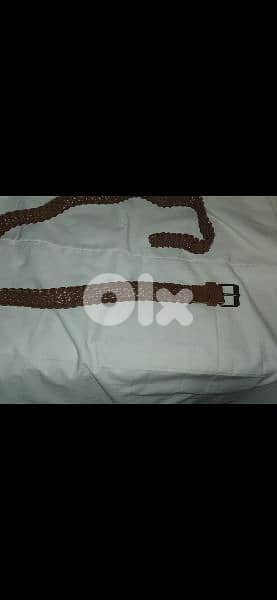 belt braided  belt brown 5