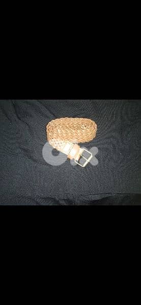 belt braided  belt brown 7
