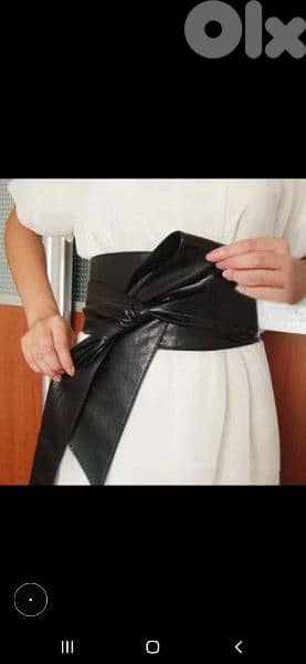 belt  black wrap belt2 5