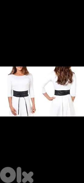 قشاط نسائي برم طبقتين جلد طبيعيbelt