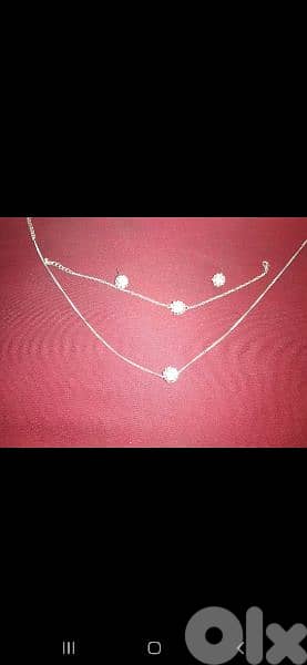 necklace,bracelet and earrings stainless steel 0