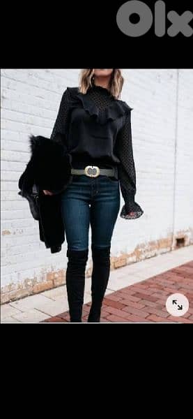 belt copper buckle black with gold 0