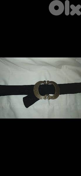 belt copper buckle black with gold 4