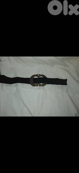 belt copper buckle black with gold 6