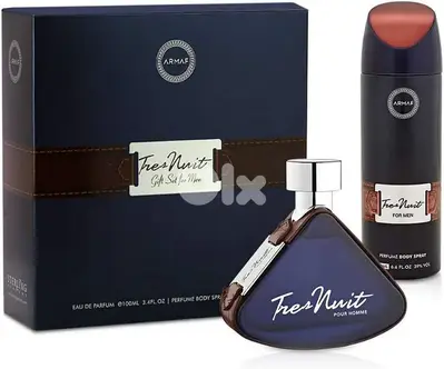 Armaf Tres Nuit Pour Homme,2PieceGift Set,Edp 100ml+PerfumeBodySpray