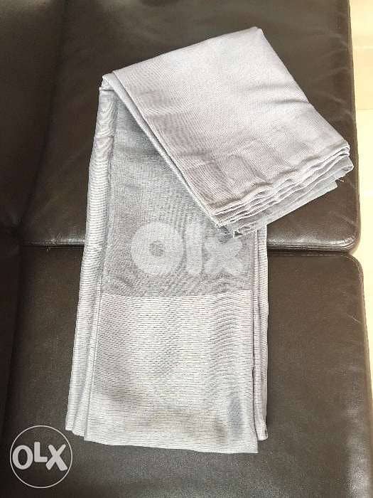 300x300 cm Blackout curtains color light grey Ready to use 0