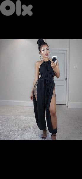 overall aswad maftou7 3an janab s to xxL 3