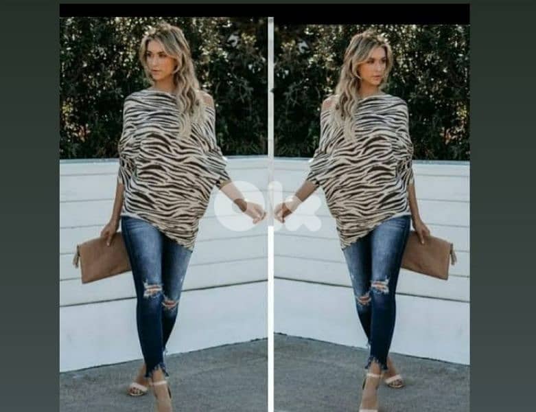 dress or top zebra print s to xL 1