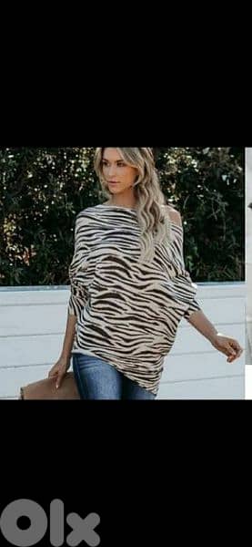 dress or top zebra print s to xL 7
