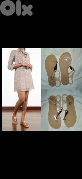 shoes sandals za7ef lon nude 39/40 bas 0