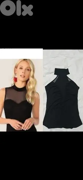 top abbe 3alye ma3 soder chiffon s to xxL