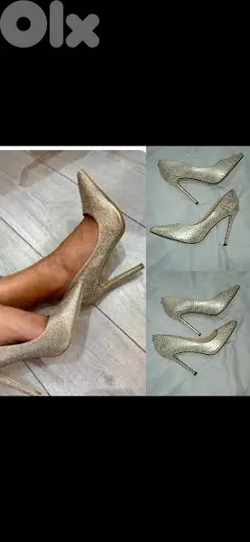 shoes equipe gold used once 39/40 shoes equipe gold used once 39/40