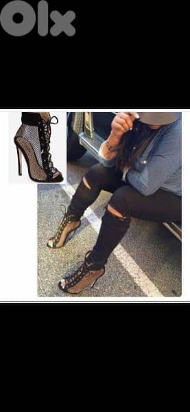 used once 39/40 chabak black kaab 10cm 1
