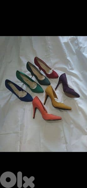 stillettos 7 colours suede  38.39. 40. 6