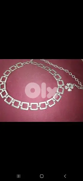 metal belt big size silver colour