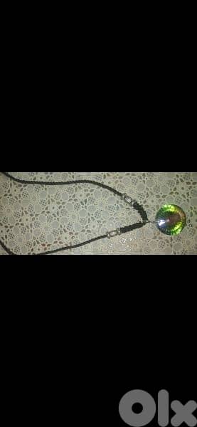 necklace big stone rainbow matching ring 5