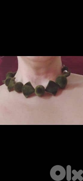 necklace mokhmal 3a2ed zaite aw aswad 4