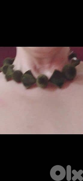 necklace mokhmal 3a2ed zaite aw aswad 5