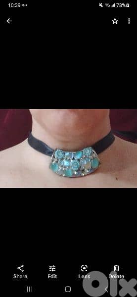 necklace choker big pendant 1