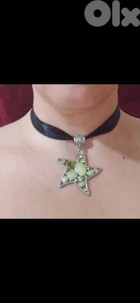 necklace choker big pendant 4