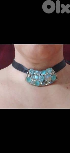 necklace choker big pendant 8