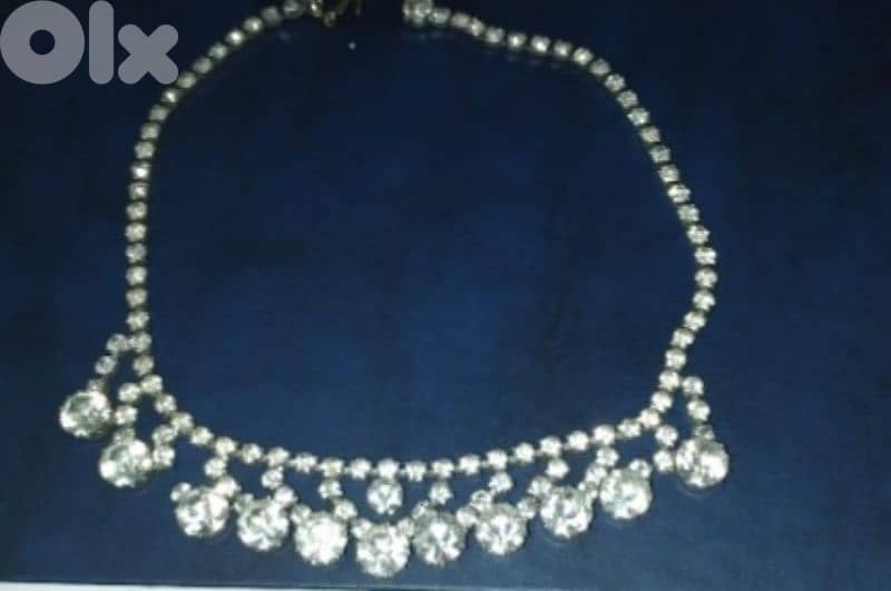 necklace vintage strass necklace 0