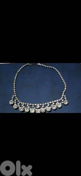 necklace vintage strass necklace 2