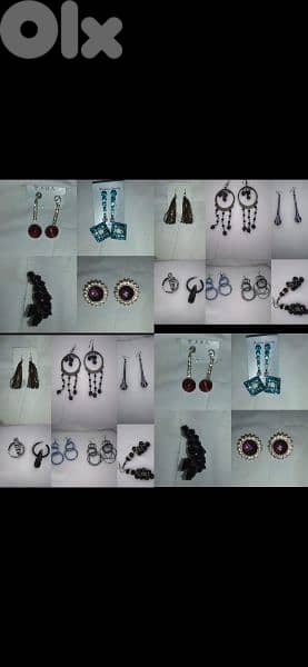 pick 3 earrings for 3= 15$ 0