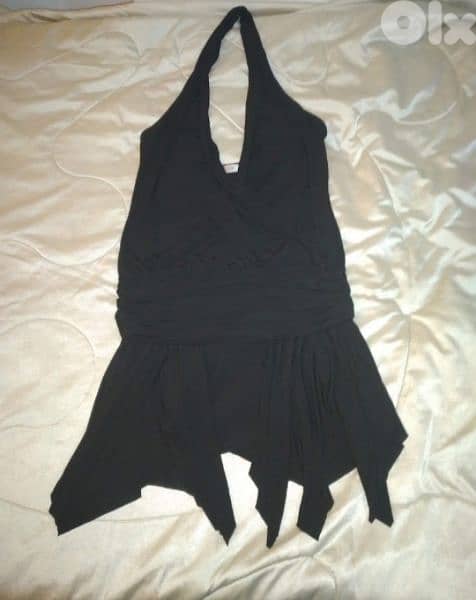 dress bas aswad byet3ala2 bel ra2be s to xxL 2