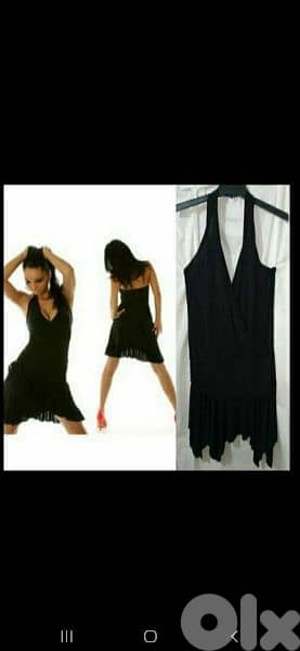 dress bas aswad byet3ala2 bel ra2be s to xxL 3