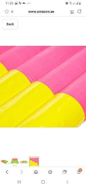 jilong INFLATABLE ICE CREAM LOLLY POP LOUNGER AIR MAT/ 3$ delivery 1