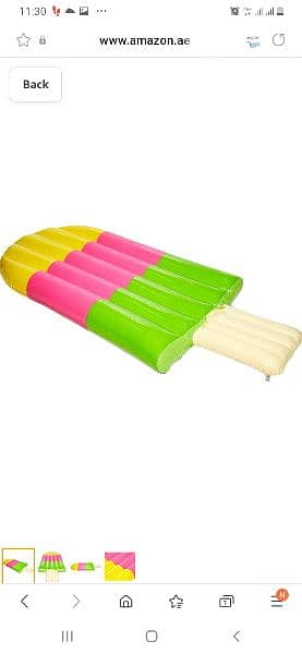 jilong INFLATABLE ICE CREAM LOLLY POP LOUNGER AIR MAT/ 3$ delivery 0