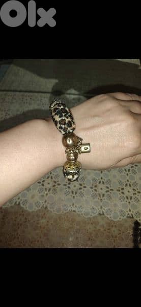 necklace set leopard print 3a2ed w esswara 5