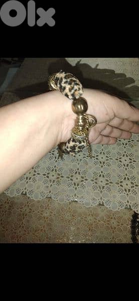 necklace set leopard print 3a2ed w esswara 7