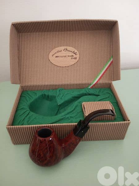 Vintage Italian Hand Made Pipe 0