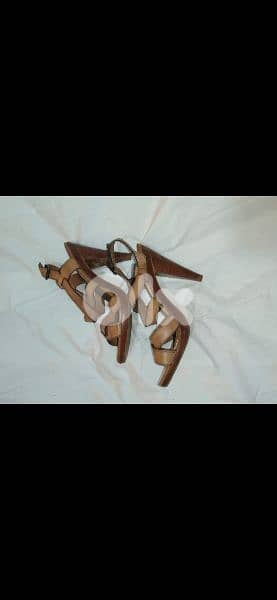 sandals 2 models  wood heels 39/40 2