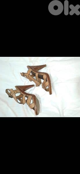 sandals 2 models  wood heels 39/40 3