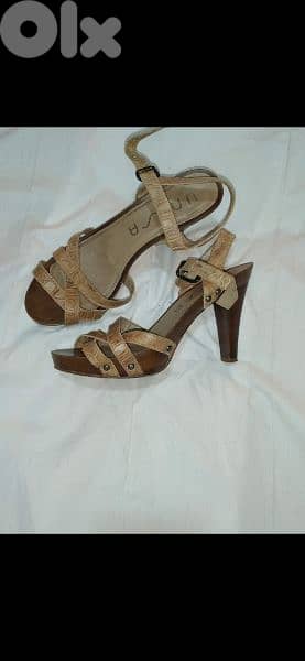 sandals 2 models  wood heels 39/40 5