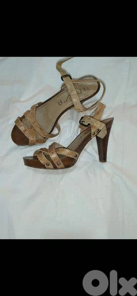 sandals 2 models  wood heels 39/40 6