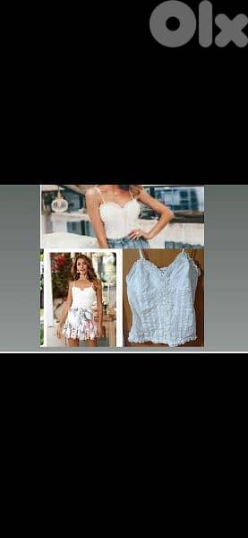 top linen abyad trim lace s to xxL 1