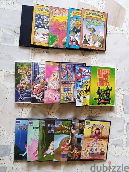 17 Dvd Cartoon CDs for kids/ افلام كرتون للاطفال 0