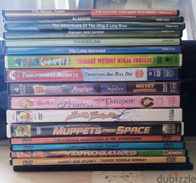 17 Dvd Cartoon CDs for kids/ افلام كرتون للاطفال 1