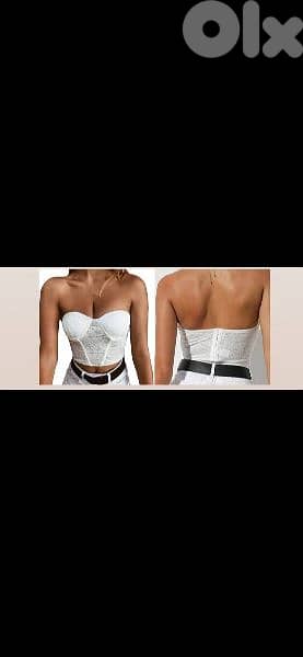 top corsset only in white s to xxL 1