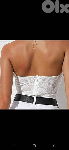 top corsset only in white s to xxL 2