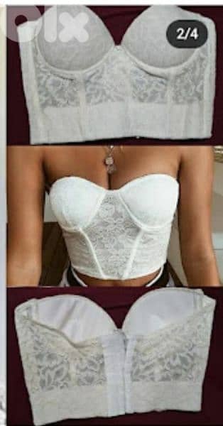 top corsset only in white s to xxL 4
